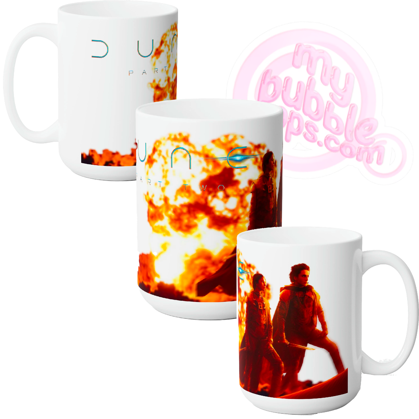 Dune 2 (Zendaya & Timothée) 15 oz Mug