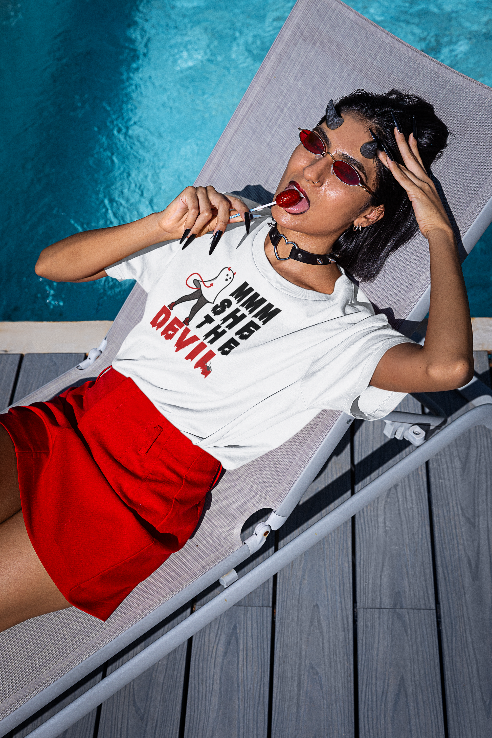 Mmm She the Devil, Paint the town red, Doja Cat Scarlet unisex shirt