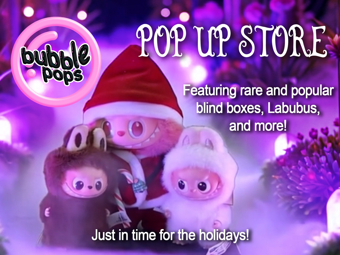 Miami pop up store with Popmart Miniso and more of the favorite blindboxes at Fairchild Gardens for the Nightgarden event.