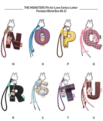 THE MONSTERS Pin for Love Series Letter Pendant Blind Box (Set)