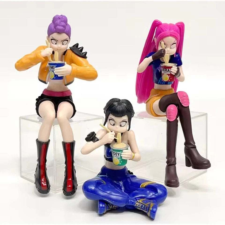K Pop Demon Hunters Figurines (Eating Noodles) Box