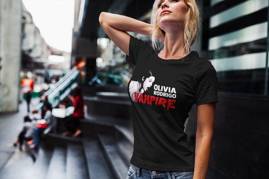 Olivia Rodrigo Vampire GUTS Album Womens Tshirt