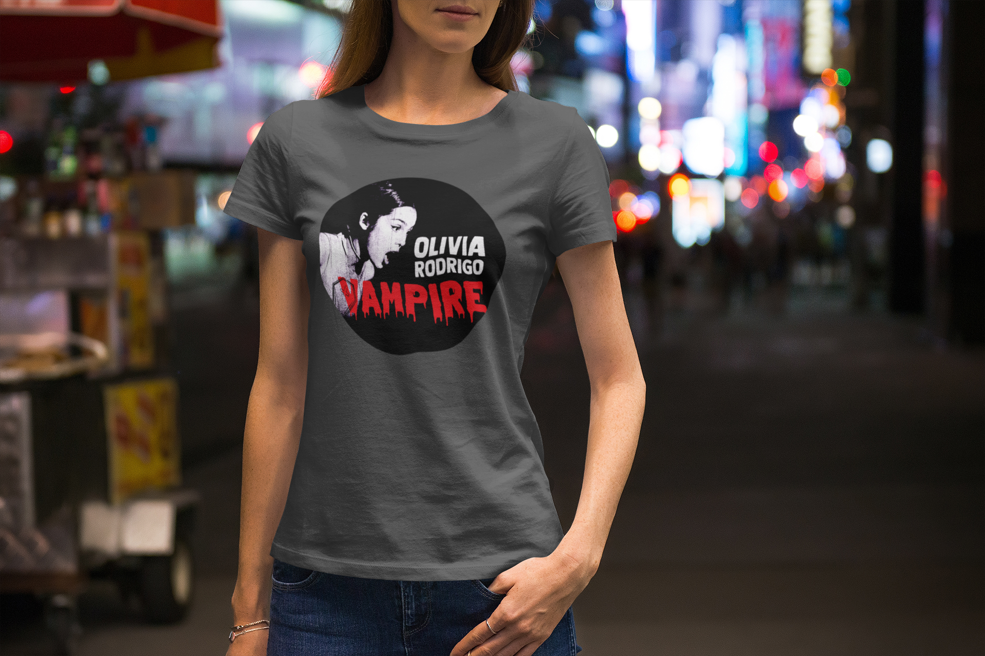 Olivia Rodrigo Vampire GUTS Album Womens Tshirt